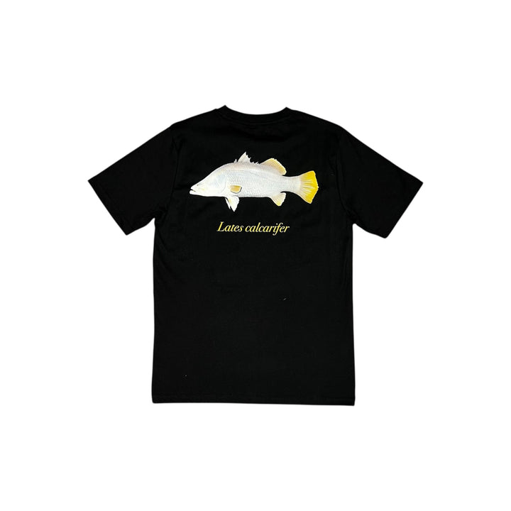 Barramundi Tee Black - Ocean Universal - Cairns