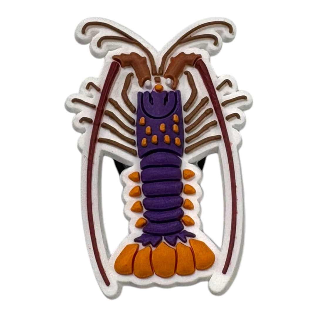 Champagne Rock Lobster Shoe Charm - Spearfishing Superstore