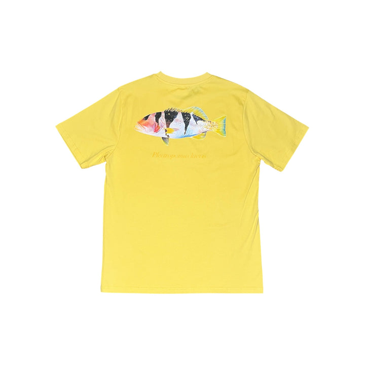 Footballer Coral Trout Tee Yellow - Ocean Universal - Cairns