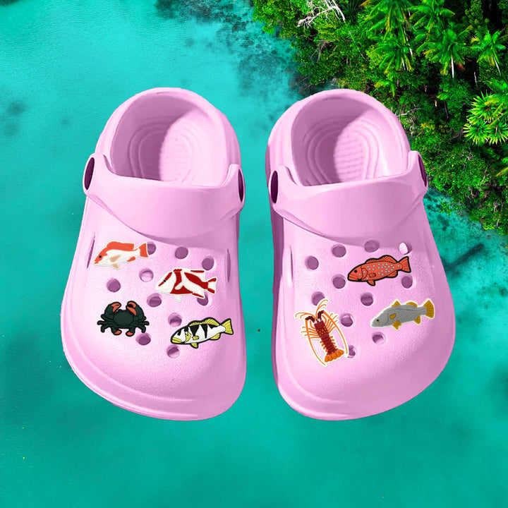 Passion Fruit Coral Trout Shoe Charm - Spearfishing Superstore