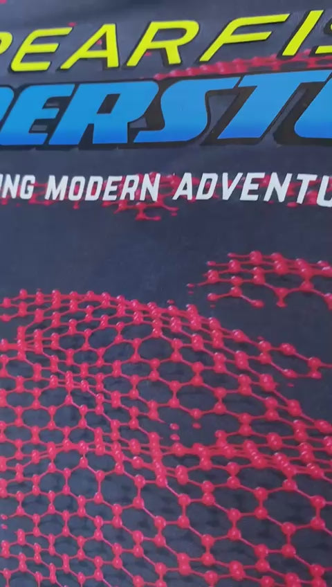 'Spearo DNA' Warm Water Lycra Sun & Stinger Suit 2 Piece Red