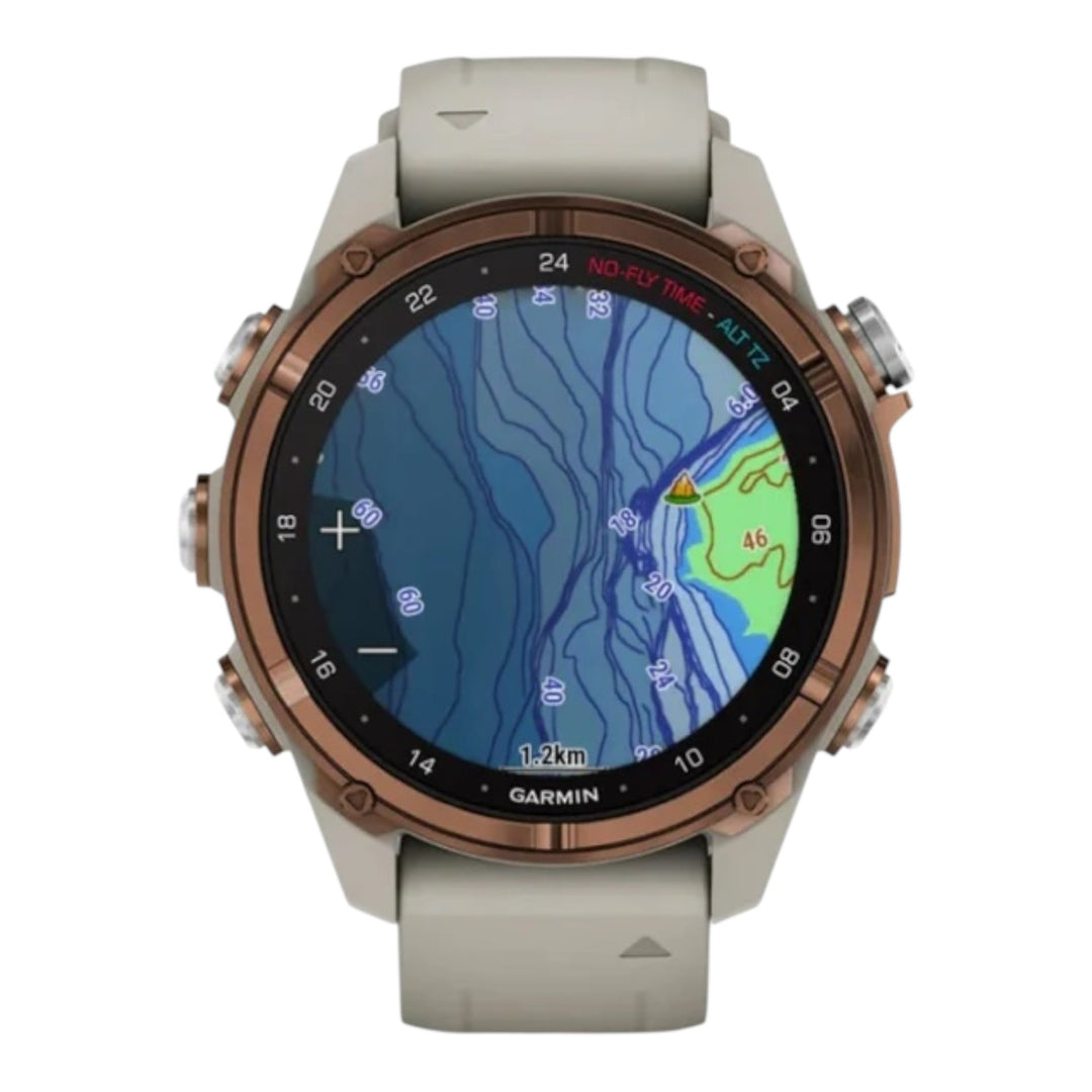 Descent Mk3 43mm TI/FRNCH GREY Dive Computer - Ocean Universal