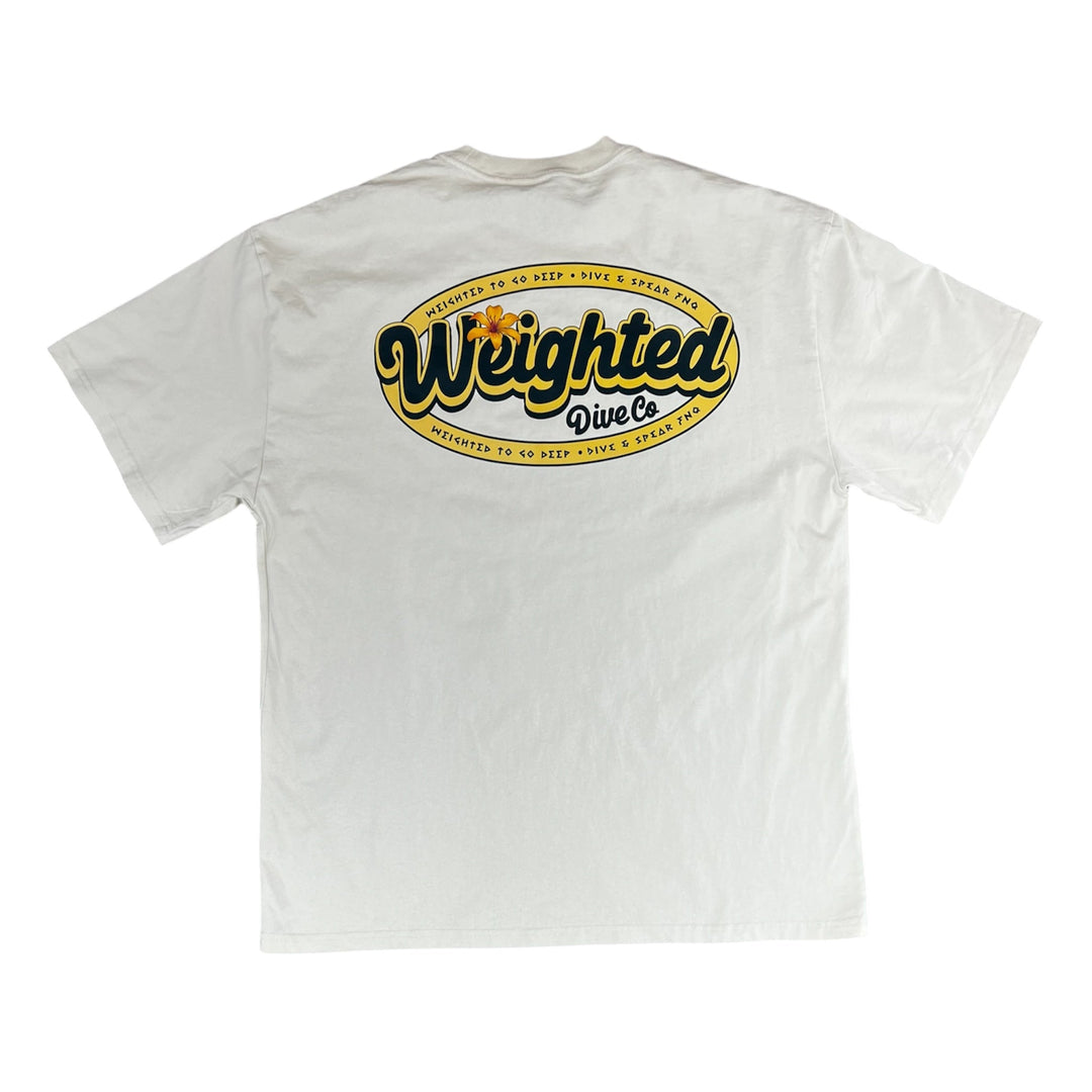 Flower Heavy Tee - Ocean Universal