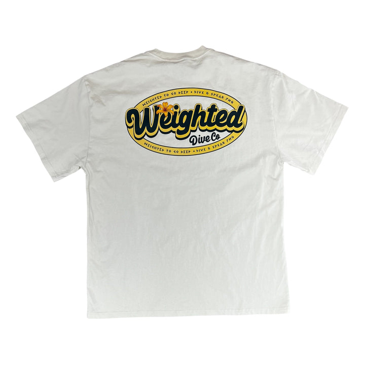 Flower Heavy Tee - Ocean Universal