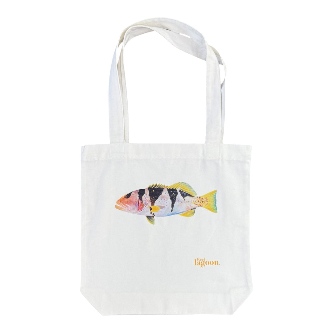 Footballer Coral Trout Tote Bag - Ocean Universal - Cairns