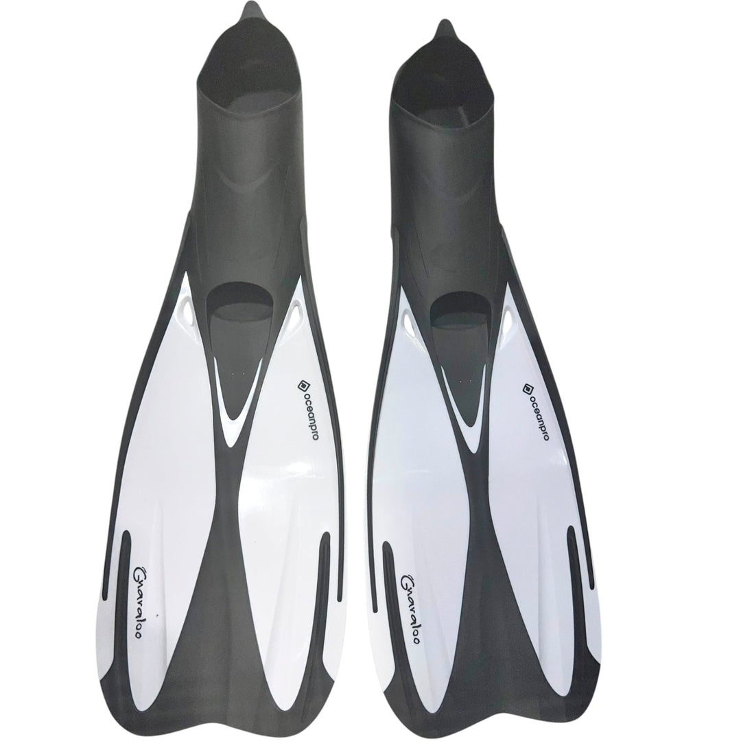 Gnaraloo Fins White - Spearfishing Superstore