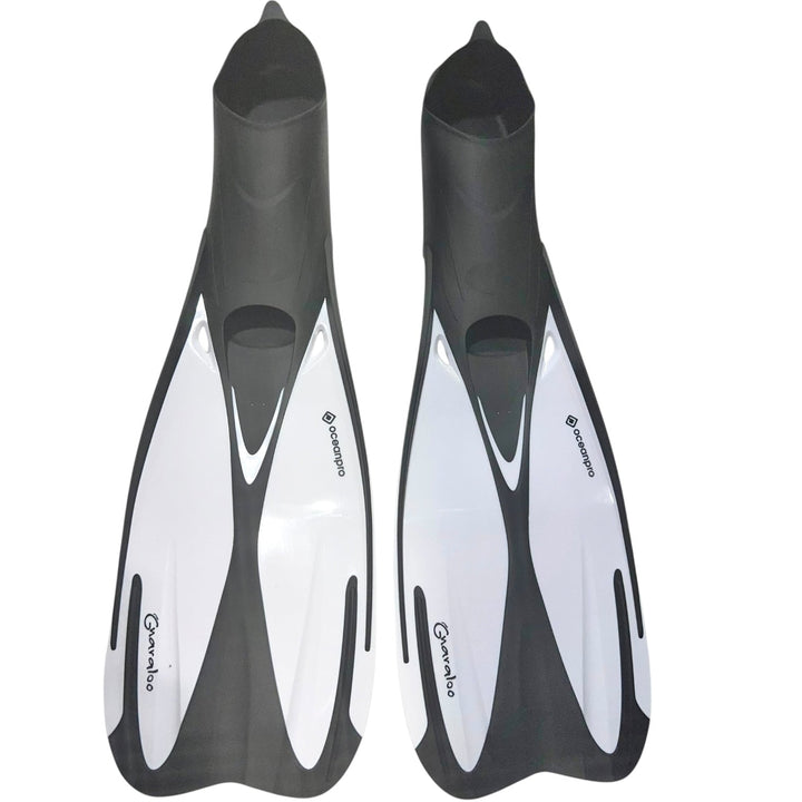 Gnaraloo Fins White - Spearfishing Superstore
