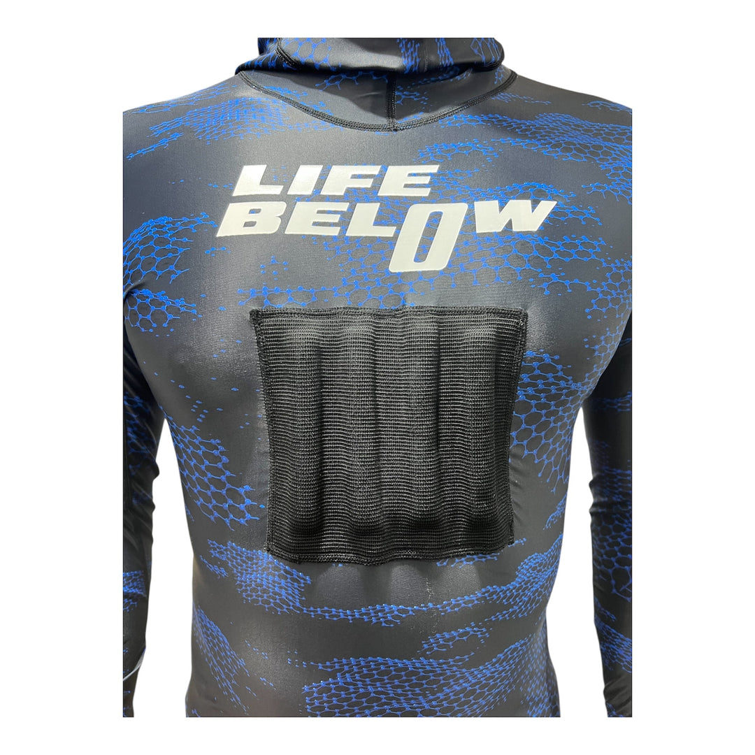 Life Below "DNA" Stinger Suit 2 Piece Blue - Ocean Universal - Cairns
