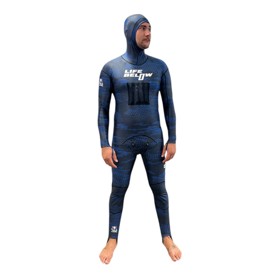 Life Below "DNA" Stinger Suit 2 Piece Blue - Ocean Universal - Cairns