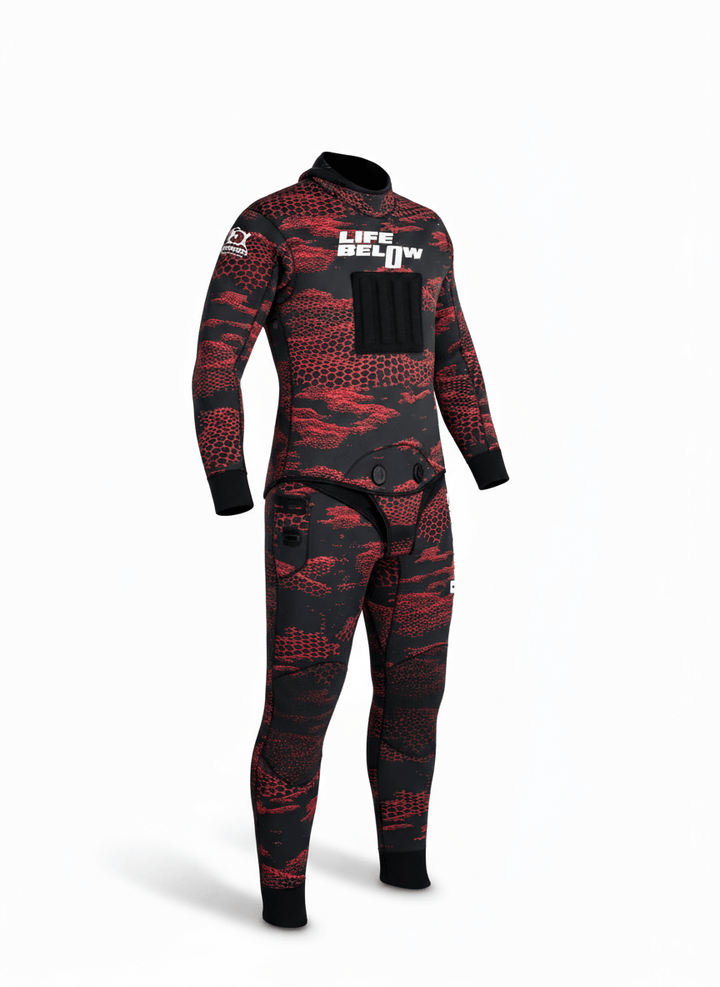 Ocean DNA Tropical 2mm Wetsuit Red - Ocean Universal - Cairns