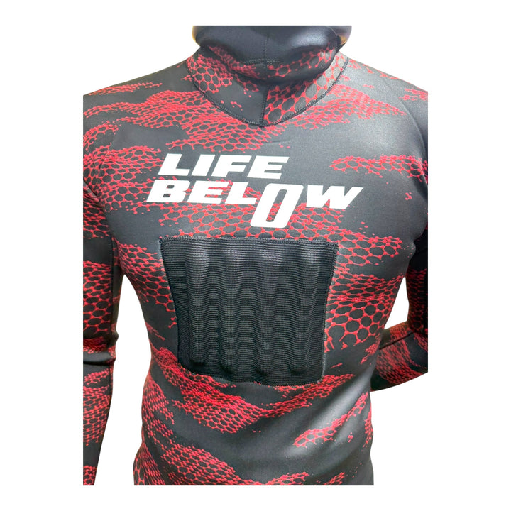 Ocean DNA Tropical 2mm Wetsuit Red - Ocean Universal - Cairns