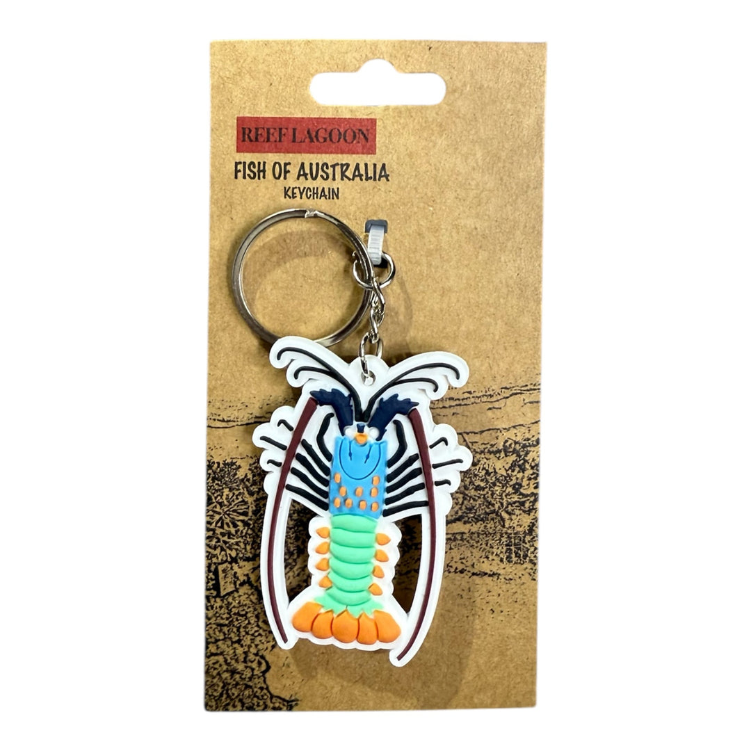 Ornate Rock Lobster Keychain - Ocean Universal - Cairns