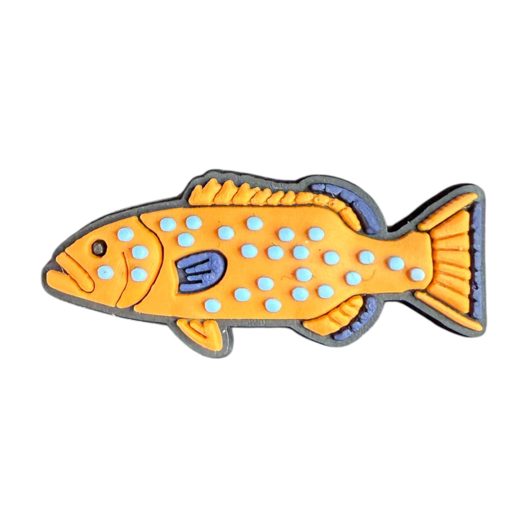 Passion Fruit Coral Trout Shoe Charm - Ocean Universal - Cairns