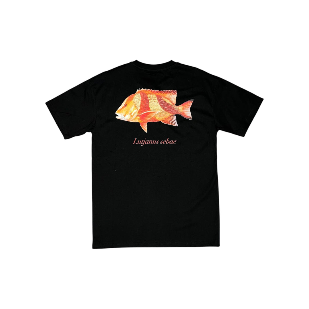 Red Emperor Tee Black - Ocean Universal - Cairns