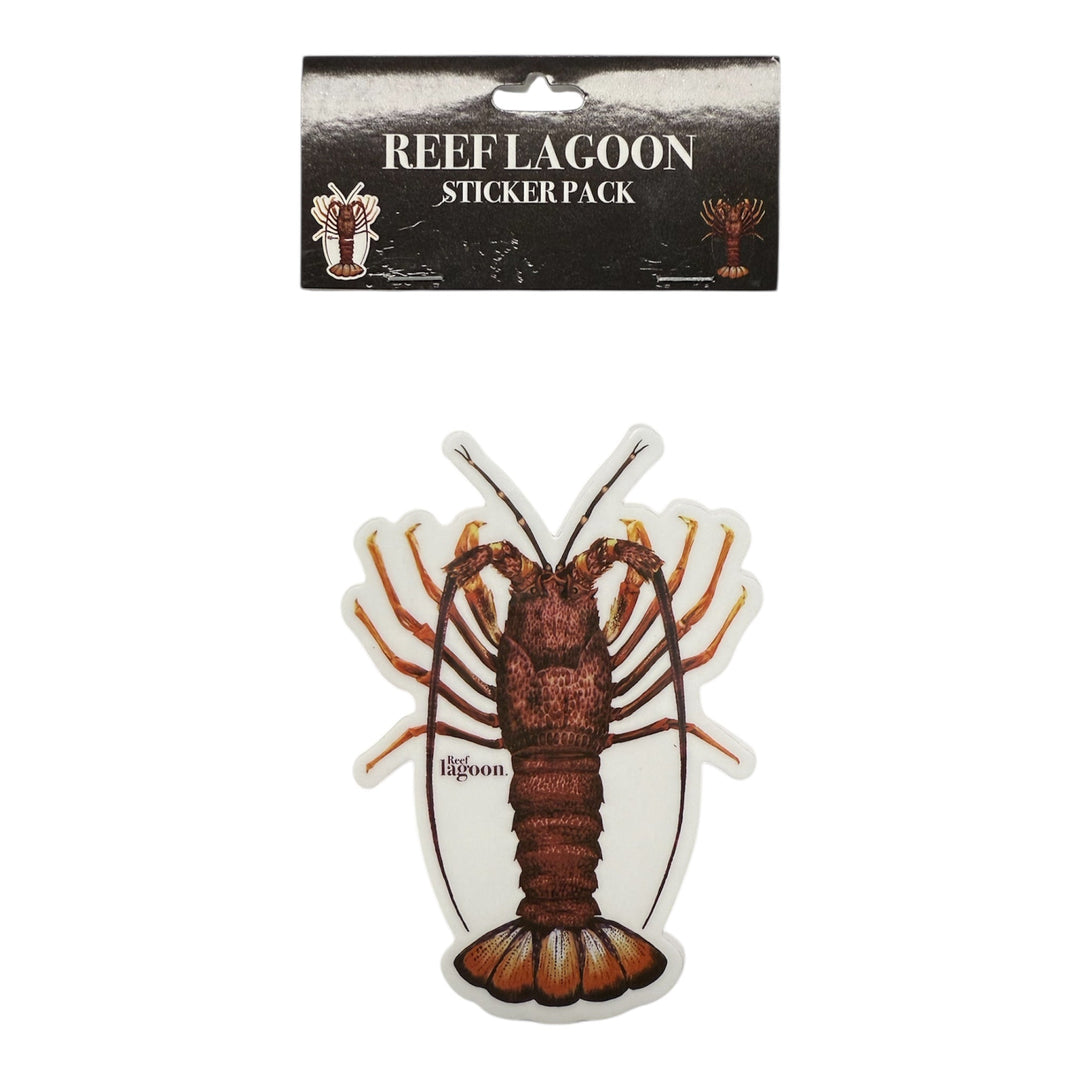 Southern Rock Lobster Sticker Pack - Ocean Universal - Cairns