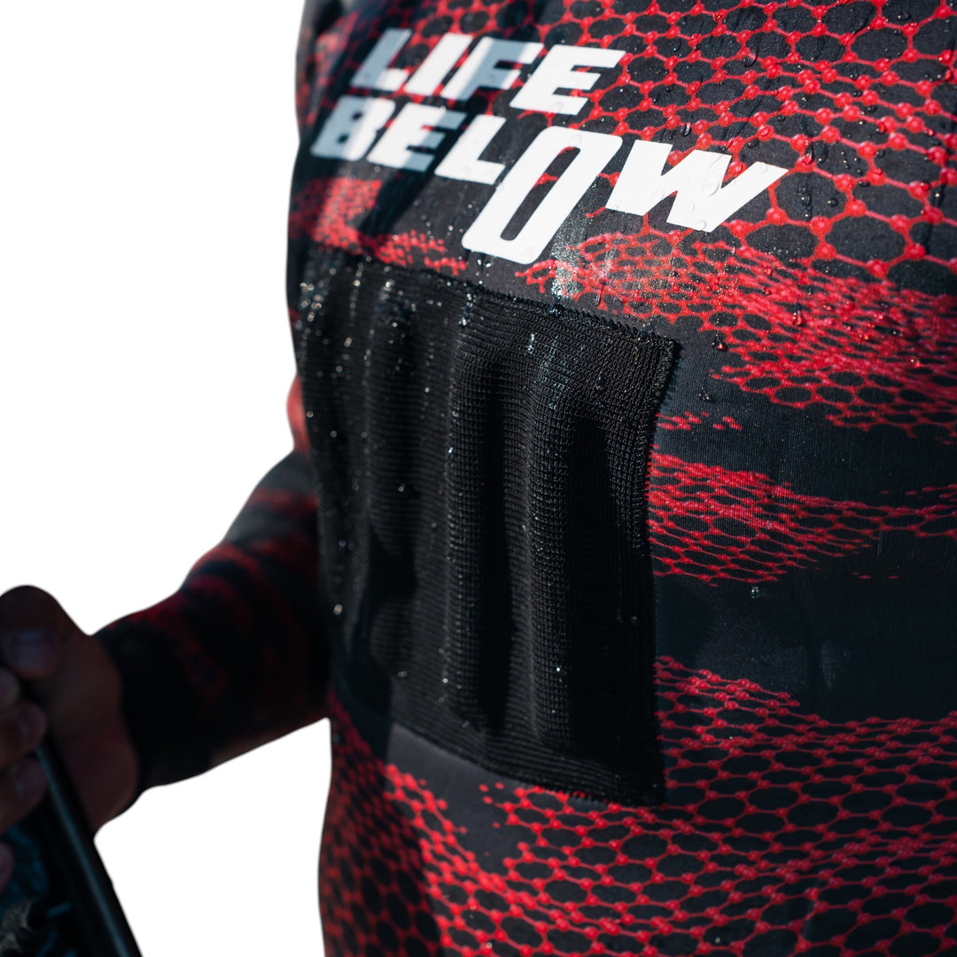 Spearo DNA Tropical 2mm Wetsuit Red - Ocean Universal - Cairns