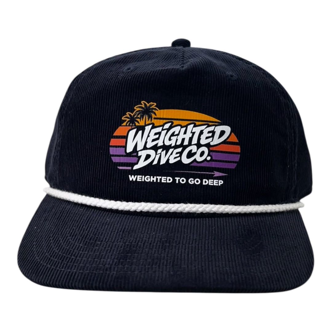 Sunset Cord Hat - Ocean Universal