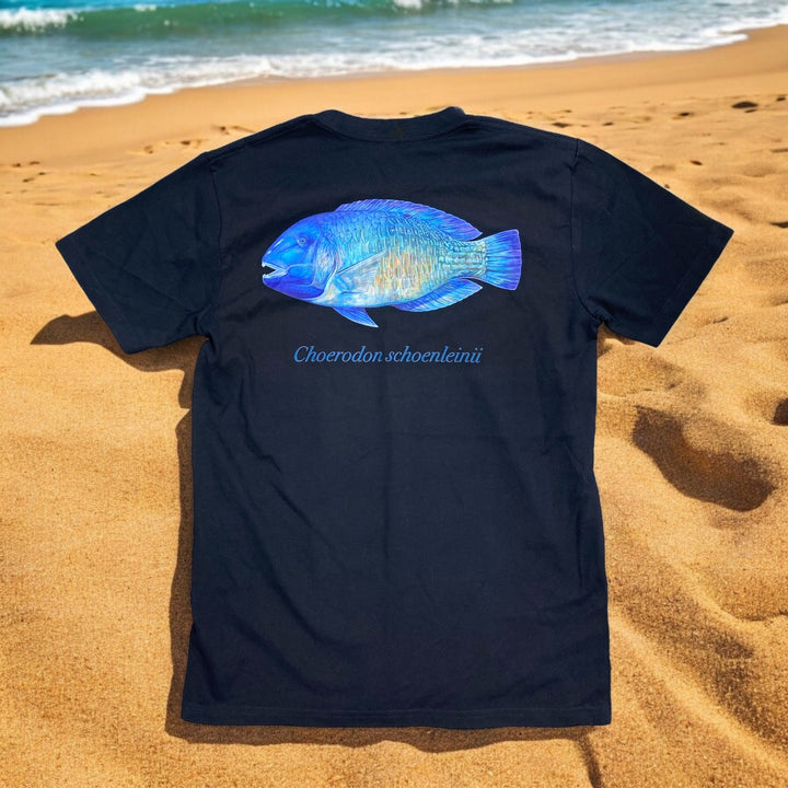 Tuskfish Tee Black - Spearfishing Superstore