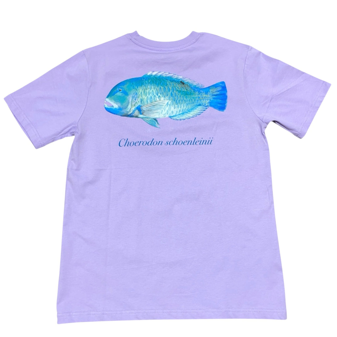 Tuskfish Tee Lilac - Spearfishing Superstore