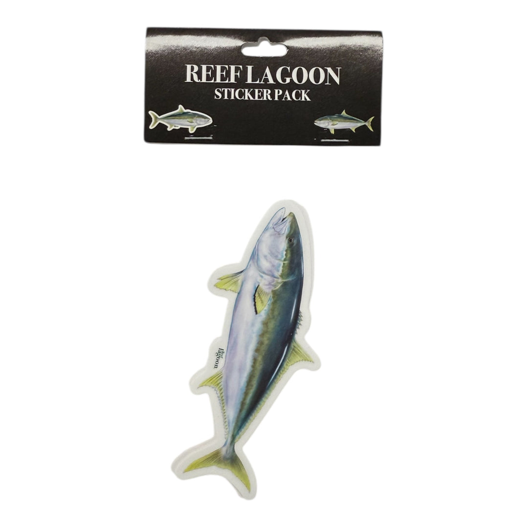 Yellowtail Kingfish Sticker Pack - Ocean Universal - Cairns
