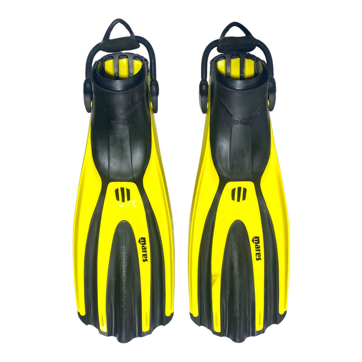Avanti Superchannel Fins Yellow - Spearfishing Superstore