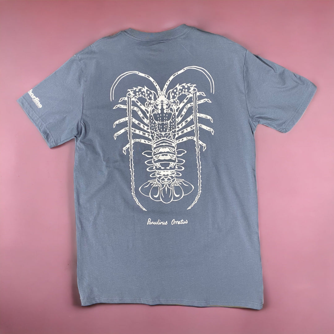 Crayfish T-shirt Petrol Blue - Spearfishing Superstore