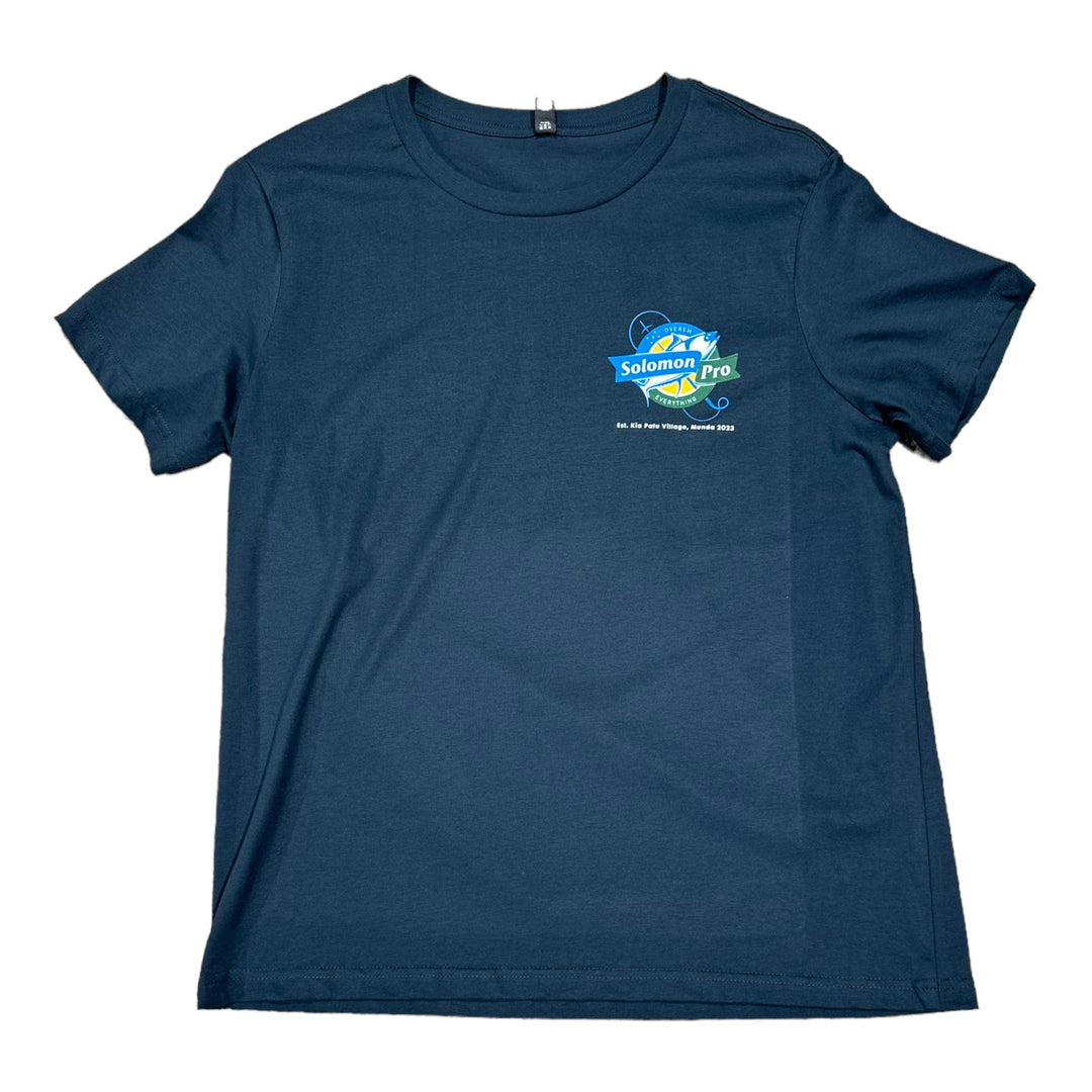 Solomon Pro T-Shirt Navy Womens - Spearfishing Superstore